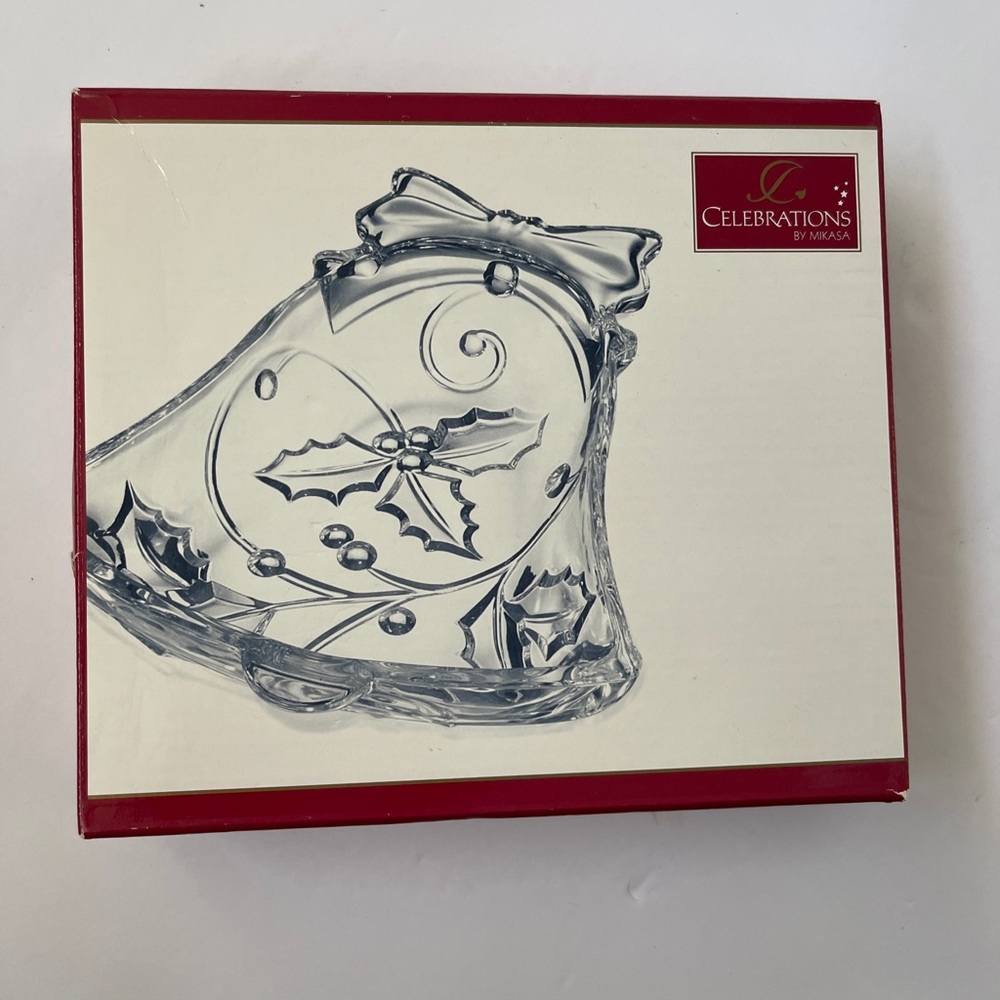 Mikados Christmas bell candy dish